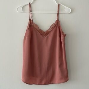 Abercrombie lace and satin Cami XS